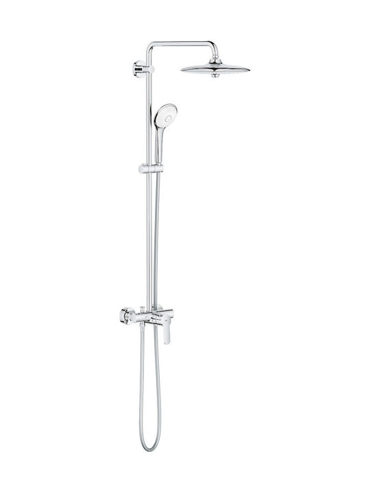 Grohe Euphoria 260 Στήλη Ντουζ με Μπαταρία 111.4cm Ασημί Grohe Euphoria 260 Στήλη Ντουζ με Μπαταρία 111.4cm Ασημί