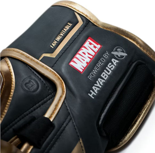 Hayabusa Leather Boxing Gloves for Competition Black