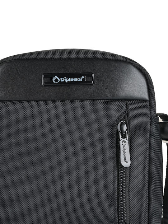 Herren Tasche Schulter Crossbody Schwarz