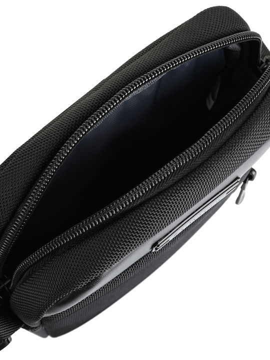 Herren Tasche Schulter Crossbody Schwarz