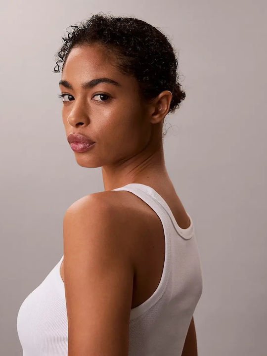 Women's Cotton Sleeveless Top White