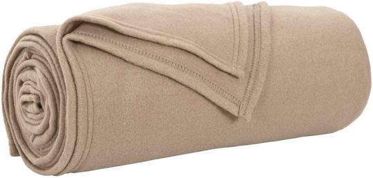 vidaXL Фотьойл Throw Полар 200x150см Камилска Таралежка