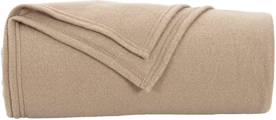 vidaXL Фотьойл Throw Полар 200x150см Камилска Таралежка