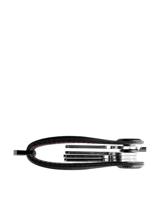 Orbitkey Titularul Cheii Din Piele Pro Obsidian