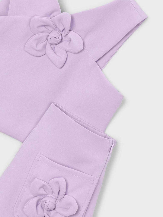 Kinderbekleidungssets mit Sommer Shorts 2Stücke Lila