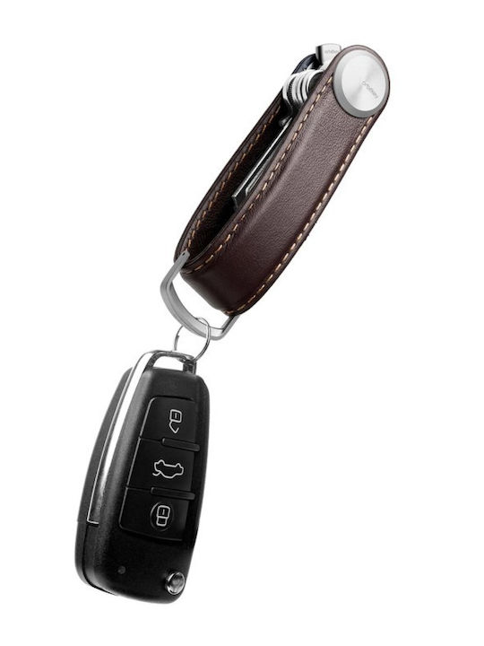 Orbitkey Leather Key Holder Pro Mahogany