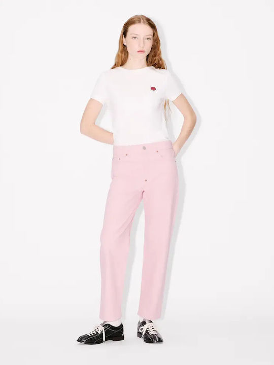 Flamingo Women's Jeans Pants in Regular Fit Pink