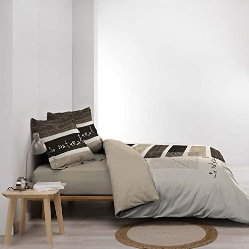 Douceur d'Intérieur Παπλωματοθήκη Βαμβακερή Διπλή 200x200 Natural Μπεζ