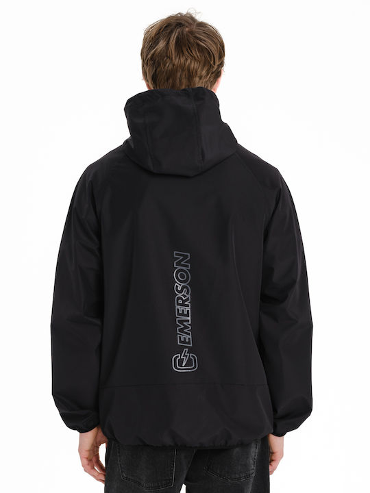 Wasserdichtes Herren Jacke Schwarz 261.EM10.11