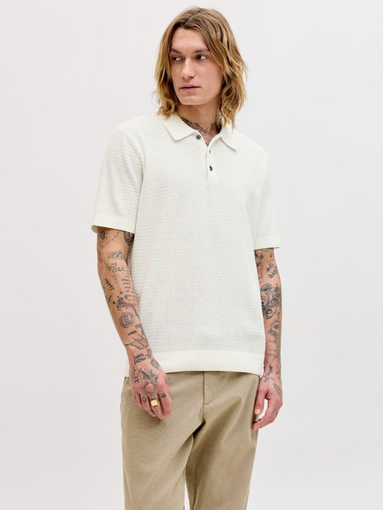 Polo Bluza Tricou Cu Mânecă Scurtă Albă