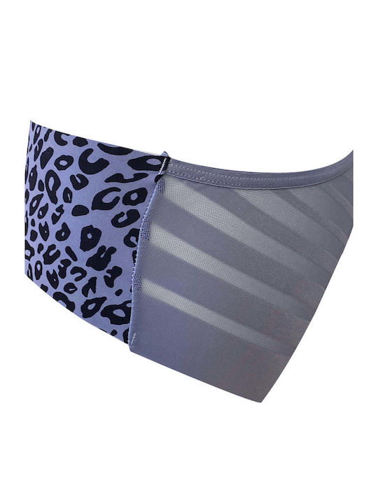 Damen-Slip Nahtlos Blau 8278 Blau L