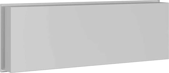 vidaXL Επιτοίχια Ραφιέρα Μπάνιου Μεταλλική 75x9.5x30cm Λευκή