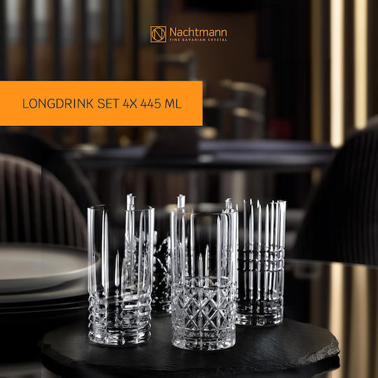 Nachtmann Set de pahare pentru apa din Cristal 445ml 4buc