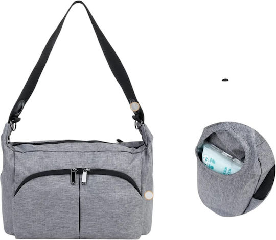 Queen Mother Stroller Organizer Gray