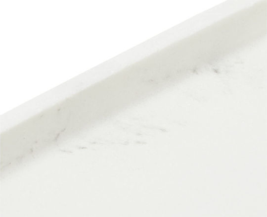 Dimitracas Marble Tisch Seifenschale aus Harz Weiß