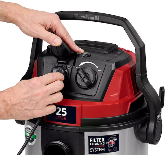 Einhell TE-VC 2580 SACL Vacuum Wet / Dry 1100W with Stainless Bin 25lt