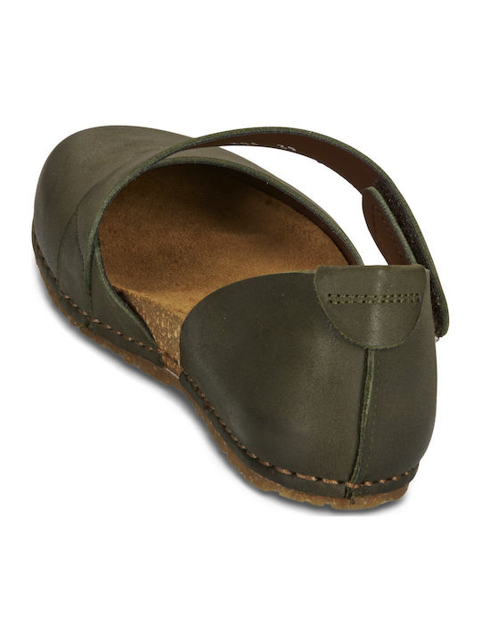 Damen Ballerinas Khaki