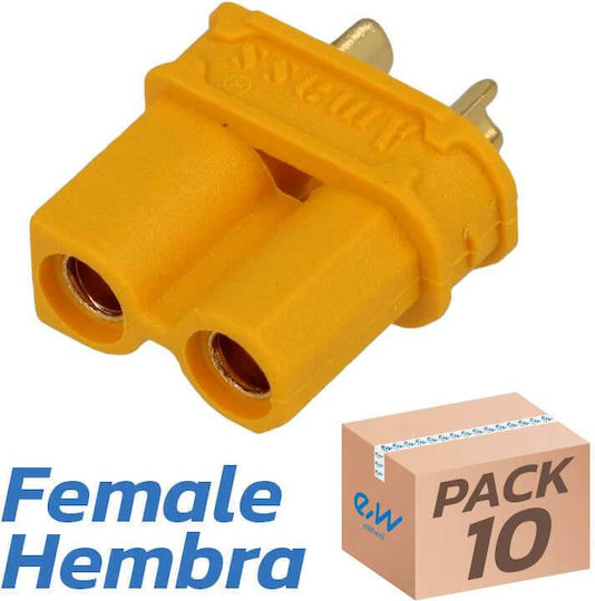 Electric Scooter Cable Plugs Ewheel Xt30u Amass Female 10 Pieces