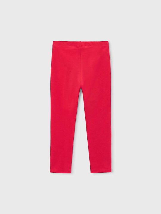 Kids Leggings Long Red