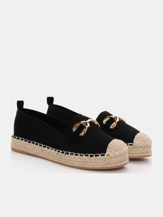 Espadrile Dama În Culoare Neagră