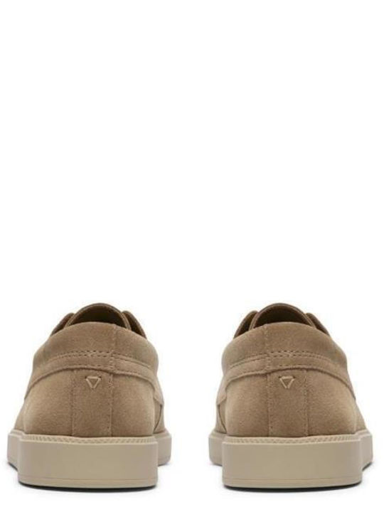 Casual Leather Men's Moccasins in Beige Colour