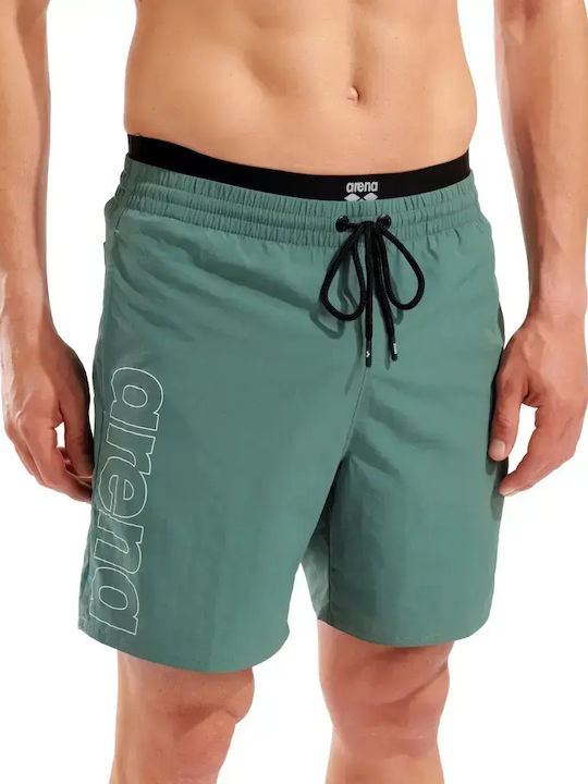 Beach Men's Swimwear Shorts Green