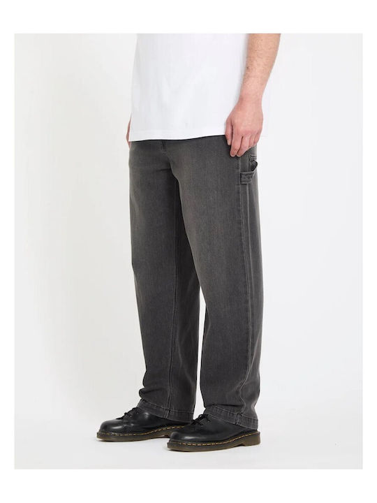 Kraftsman Men's Jeans Pants with Loose Tapered Fit Black Grey