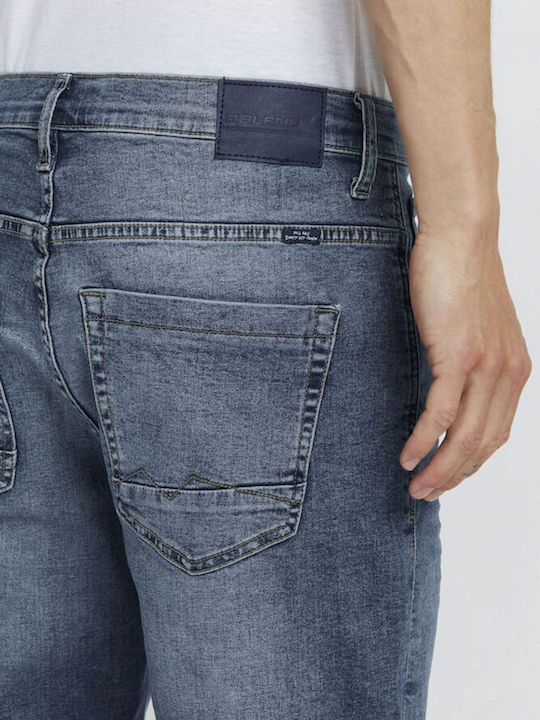Men's Jeans Pants Relaxed Tapered Fit Blue