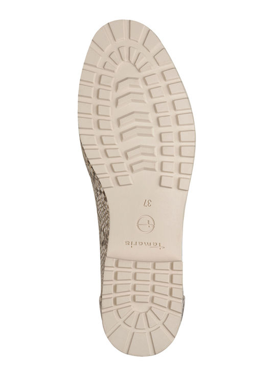 Women's Moccasins in Beige Colour