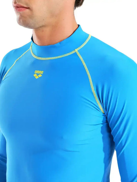 Arena Men's Long Sleeve Sun Protection Shirt Turquoise