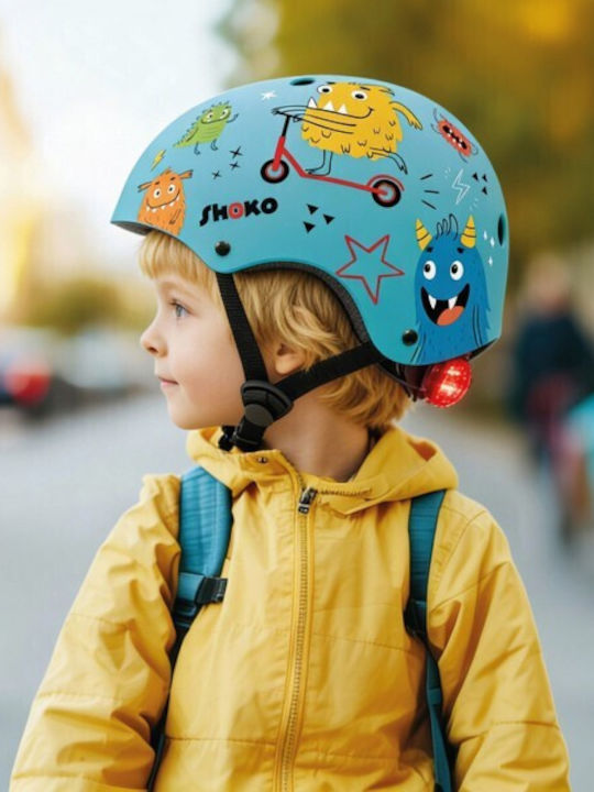 AS Shoko Kids' Helmet For Scooter Blue
