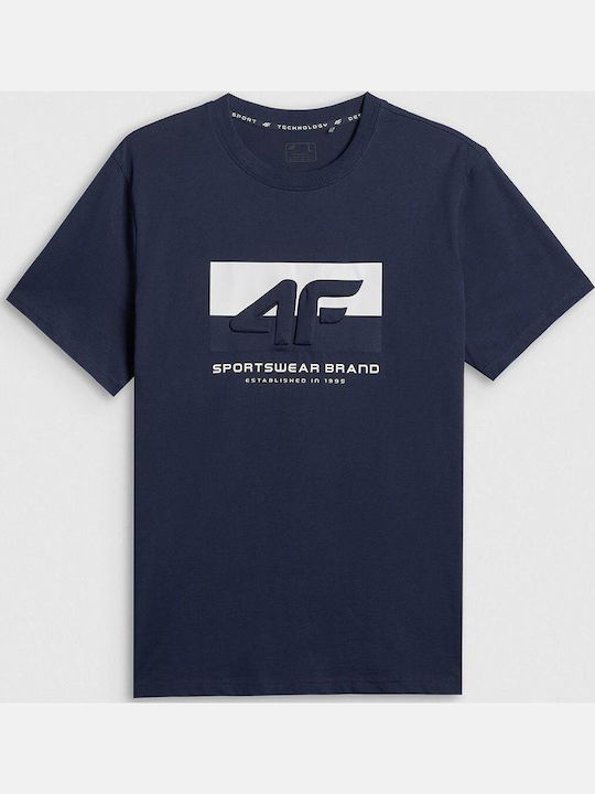 T-shirt Navy Μπλε