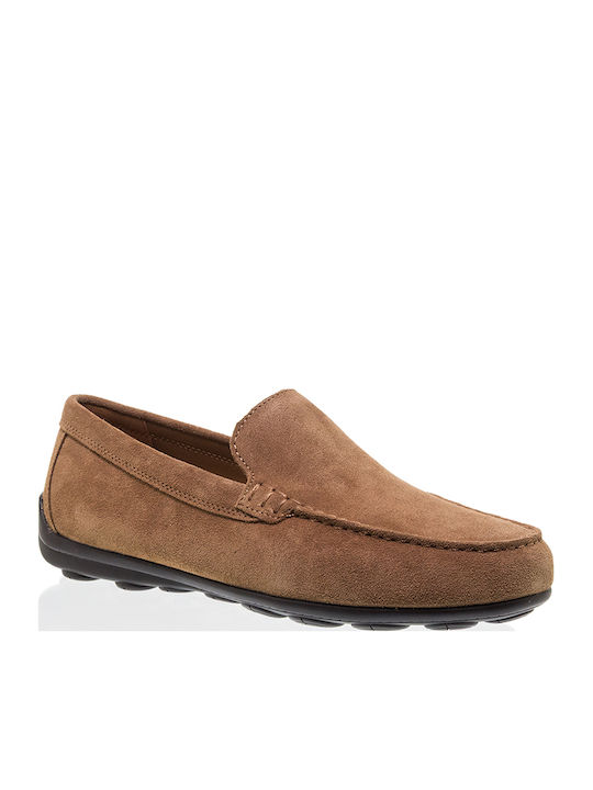 U Spherica Δερμάτινα Ανδρικά Loafers σε Καφέ Χρώμα