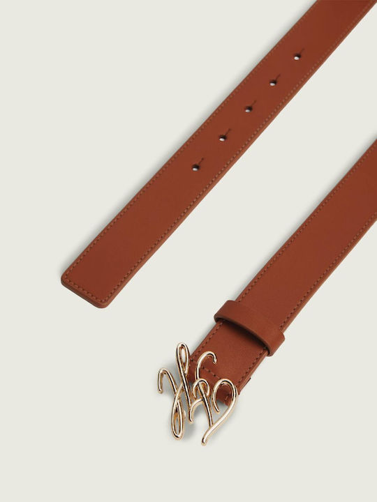Leather Women's Belt Brown