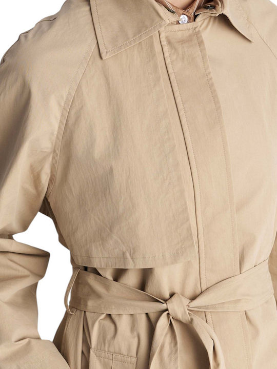 Γυναικεία Beige Καμπαρντίνα