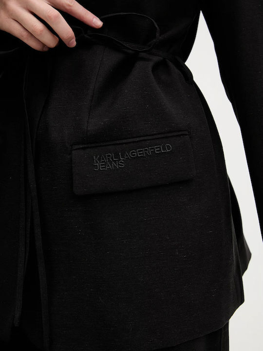 Karl Lagerfeld Damen Blazer Schwarz