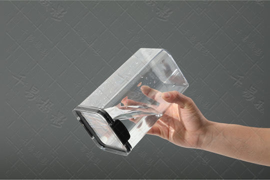 Alista Home Ваза За Зърнени Храни С Капак Пластмасова Прозрачна 1300ml