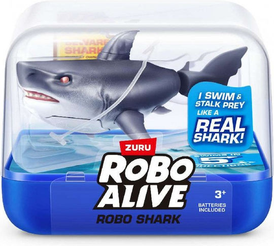 Zuru Shark Ηλεκτρονικό Ρομποτικό Παιχνίδι για 3+ ετών Shark Grey