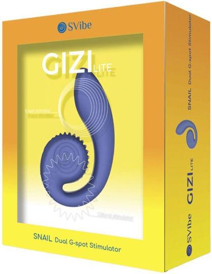Snail Vibe Snail Gizi Lite Διπλός Δονητής με Απομακρυσμένο Έλεγχο Μωβ