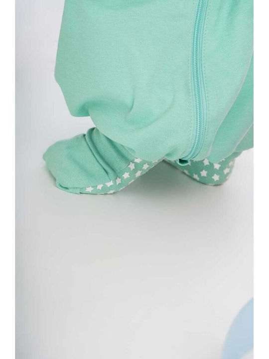Baby Bliss Φθινοπωρινός Υπνόσακος με Πόδια Mint