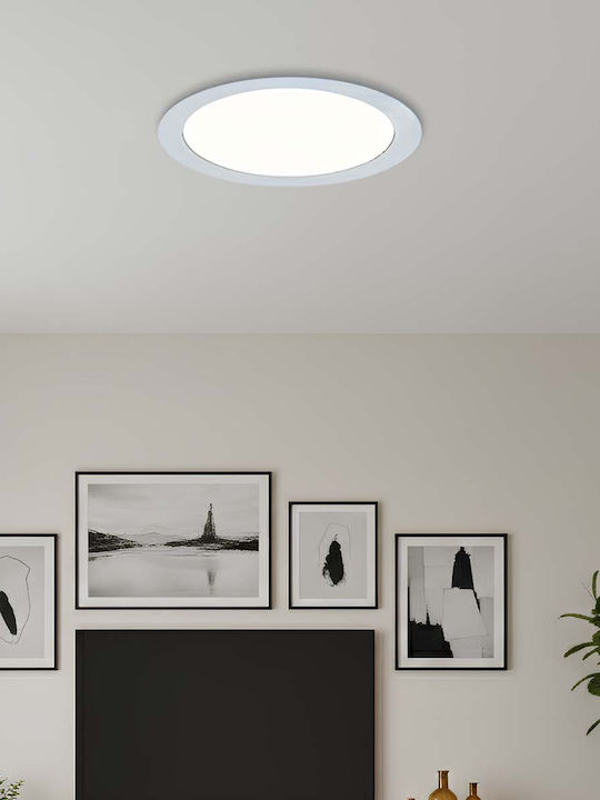 Avizar Panou Led Pătrat 25w 29.2x29.2cm Consum Redus De Energie Alb