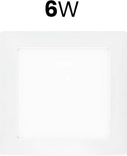 Avizar Round Led Light Panel 25w Recessed Ceiling Mount Modern Design White