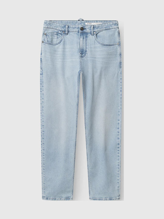 Men's Elastic Blue Jeans Pants
