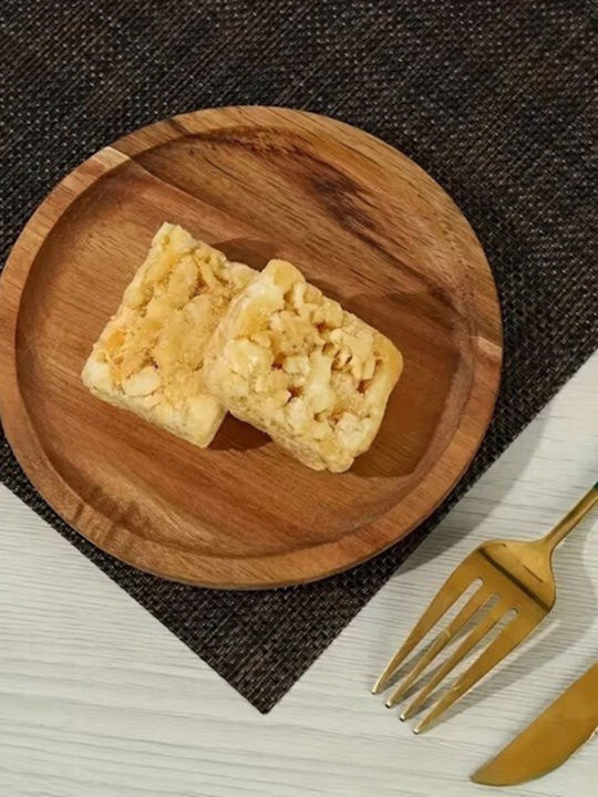 Alista Home Плитка Дървена Бежова Чиния 15см