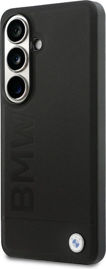 BMW Hot Stamp Rückseite Leder Kunststoff Silikon Schwarz Galaxy S26+