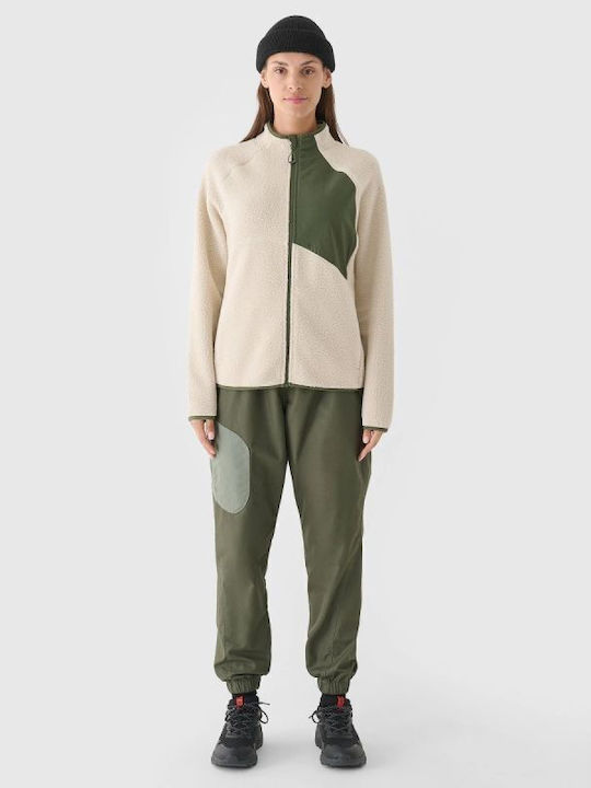 Women's Cardigan In Beige Colour