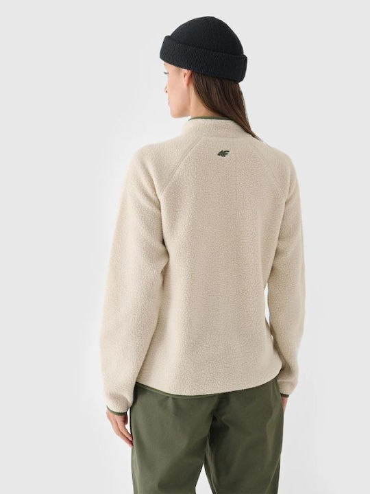 Women's Cardigan In Beige Colour
