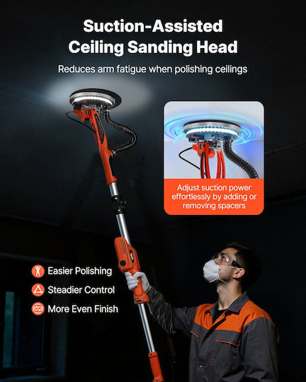 Vevor Șlefuitor Telescopic de Perete 950W GSGQSGJDLEDDADYBZ001V2