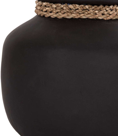 Freebox Decorative Vase Ceramic Black