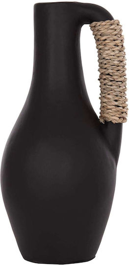 Freebox Decorative Vase Ceramic Black